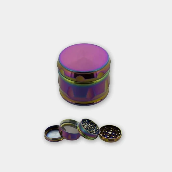 Metalen Grinder Regenboog (⌀55 mm – 4-parts)