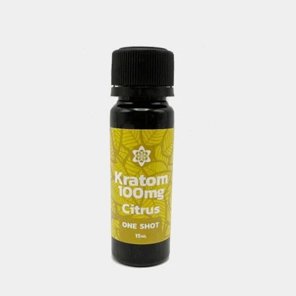 Kratom Shots 100 mg – Cafeïnevrij – Citrus – 15ml