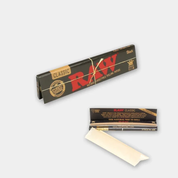 raw-black-classic-ks-1pack RAW Black Classic Kingsize Vloei – 1 pack