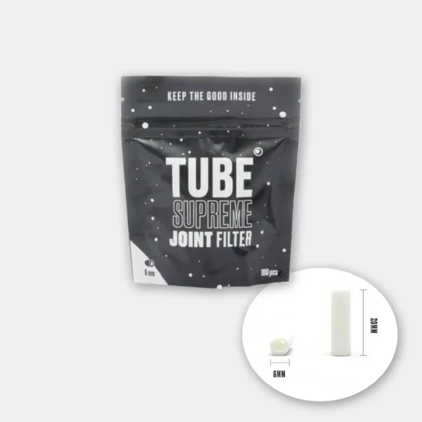 tube-supreme-joint-filter-100 Tube Supreme Joint Filter 6mm Natural – 100 filters